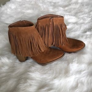 Mossimo Brown Tassel Boots